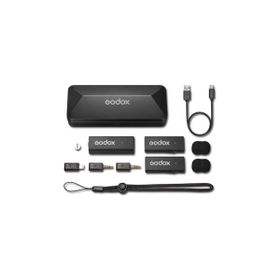 Godox Move Link Mini Apple Uyumlu Siyah Kablosuz Mikrofon Kit 2