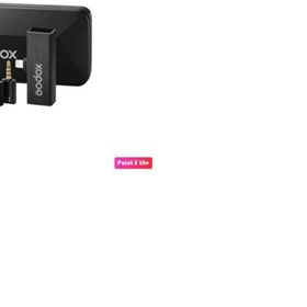 Godox Move Link Mini Apple Uyumlu Siyah Kablosuz Mikrofon Kit 2