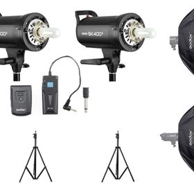 Godox SK400II 2'li Flaş Seti