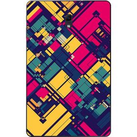 Gogo Accessories 10.5 inç Samsung Galaxy Tab ile Uyumlu A T590 Kareler Baskılı Silikon Kılıf
