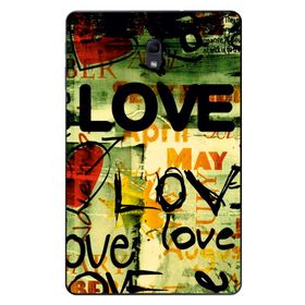 Gogo Accessories 10.5 inç Samsung Galaxy Tab ile Uyumlu A T590 Love Baskılı Silikon Kılıf
