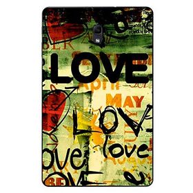 Gogo Accessories 10.5 inç Samsung Galaxy Tab ile Uyumlu A T590 Love Baskılı Silikon Kılıf