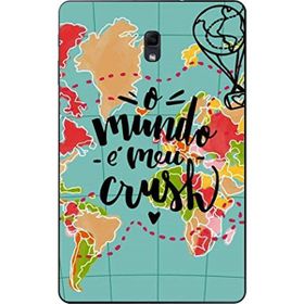 Gogo Accessories 10.5 inç Samsung Galaxy Tab ile Uyumlu A T590 Mavi Harita Baskılı Silikon Kılıf