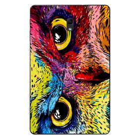 Gogo Accessories 10.5 inç Samsung Galaxy Tab ile Uyumlu A T590 Renkli Baykuş Baskılı Silikon Kılıf
