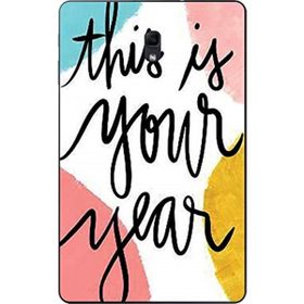 Gogo Accessories 10.5 inç Samsung Galaxy Tab ile Uyumlu A T590 This İs Your Baskılı Silikon Kılıf