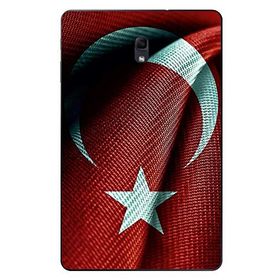 Gogo Accessories 10.5 inç Samsung Galaxy Tab ile Uyumlu A T590 Türk Bayrağı Baskılı Silikon Kılıf