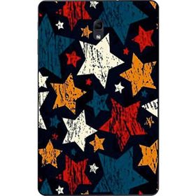 Gogo Accessories 10.5 inç Samsung Galaxy Tab ile Uyumlu A T590 Yıldızlar Baskılı Silikon Kılıf