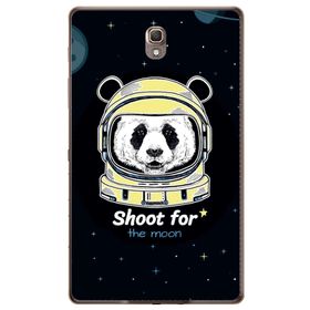 Gogo Accessories 10.5 inç Samsung Galaxy Tab ile Uyumlu S6 T860 Astronot Ayı Baskılı Silikon Kılıf