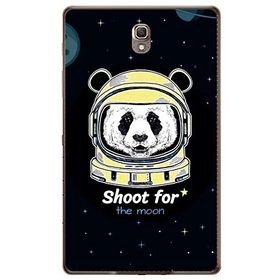 Gogo Accessories 10.5 inç Samsung Galaxy Tab ile Uyumlu S6 T860 Astronot Ayı Baskılı Silikon Kılıf