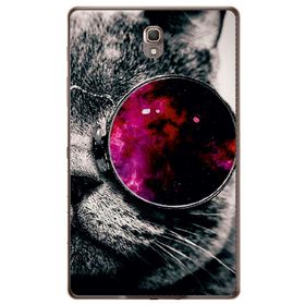 Gogo Accessories 10.5 inç Samsung Galaxy Tab ile Uyumlu S6 T860 Kedi Baskılı Silikon Kılıf