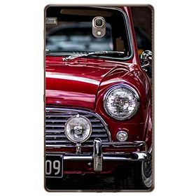 Gogo Accessories 10.5 inç Samsung Galaxy Tab ile Uyumlu S6 T860 Klasik Araba Baskılı Silikon Kılıf