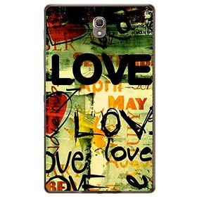 Gogo Accessories 10.5 inç Samsung Galaxy Tab ile Uyumlu S6 T860 Love Baskılı Silikon Kılıf