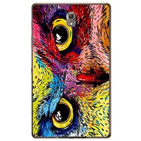 Gogo Accessories 10.5 inç Samsung Galaxy Tab ile Uyumlu S6 T860 Renkli Baykuş Baskılı Silikon Kılıf