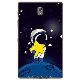 Gogo Accessories 10.5 inç Samsung Galaxy Tab ile Uyumlu S6 T860 Uzay Baskılı Silikon Kılıf
