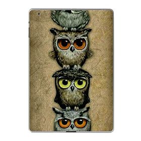 Gogo Accessories Apple iPad 2 3 4 A1219 A1395 A1416 A1460 Küçük Baykuş Baskılı Silikon Kılıf