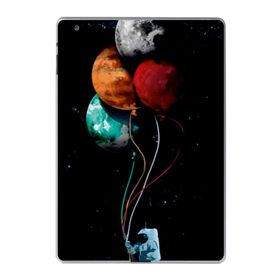 Gogo Accessories Apple iPad 2 3 4 A1219 A1395 A1416 A1460 Mor Astronot Baskılı Silikon Kılıf