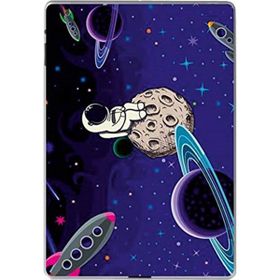 Gogo Accessories Apple iPad 2 3 4 A1219 A1395 A1416 A1460 Mor Astronot Baskılı Silikon Kılıf