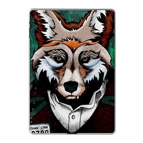 Gogo Accessories Apple iPad 2 3 4 A1219 A1395 A1416 A1460 Tilki Baskılı Silikon Kılıf