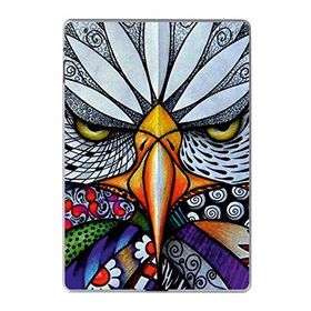 Gogo Accessories Apple iPad 2/3/4 (A1219 A1395 A1416 A1460) Renkli Baykuş Baskılı Silikon Kılıf