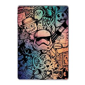 Gogo Accessories Apple iPad 2/3/4 Demir Adam Baskılı Silikon Kılıf