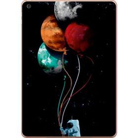 Gogo Accessories Apple iPad 5. Nesil 2018 A1893 A1954 T015 Astronot Baskılı Silikon Kılıf