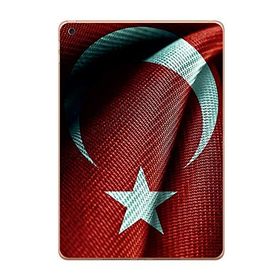 Gogo Accessories Apple iPad 6. Nesil 2018 A1893 A1954 T015 Türk Bayrağı Baskılı Silikon Kılıf