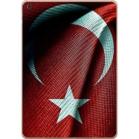 Gogo Accessories Apple iPad 6. Nesil 2018 A1893 A1954 T015 Türk Bayrağı Baskılı Silikon Kılıf