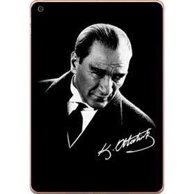 Gogo Accessories Apple iPad Air 2017-2018 A1893 A1954 T015 Atatürk İmza Baskılı Silikon Kılıf