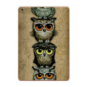Gogo Accessories Apple iPad Air 2017-2018 A1893 A1954 T015 Küçük Baykuş Baskılı Silikon Kılıf