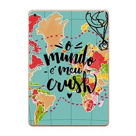 Gogo Accessories Apple iPad Air 2017-2018 A1893 A1954 T015 Mavi Harita Baskılı Silikon Kılıf