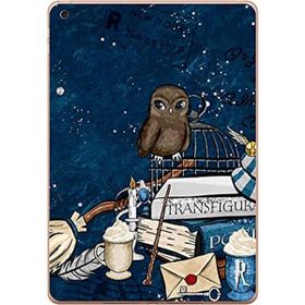 Gogo Accessories Apple iPad Air 2017-2018 A1893 A1954 T015 Mektup Baykuş Baskılı Silikon Kılıf