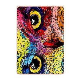 Gogo Accessories Apple iPad Air 2017-2018 A1893 A1954 T015 Renkli Baykuş Baskılı Silikon Kılıf