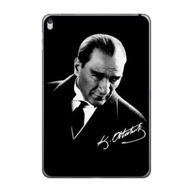 Gogo Accessories Apple iPad Mini 4 A1538 A1550 Atatürk İmza Baskılı Silikon Kılıf
