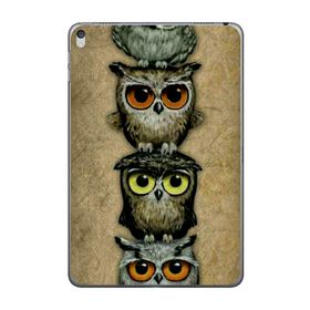 Gogo Accessories Apple iPad Mini 4 A1538 A1550 Küçük Baykuş Baskılı Silikon Kılıf