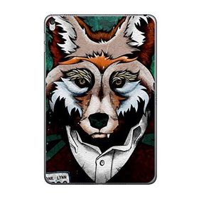 Gogo Accessories Apple iPad Mini 4 A1538 A1550 Tilki Baskılı Silikon Kılıf