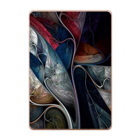 Gogo Accessories Apple iPad New Air2 A1566 A1567 3D Dünya Desen Baskılı Silikon Kılıf