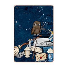 Gogo Accessories Apple iPad New Air2 A1566 A1567 Mektup Baykuş Baskılı Silikon Kılıf
