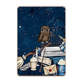 Gogo Accessories Apple iPad New Air2 A1566 A1567 Mektup Baykuş Baskılı Silikon Kılıf