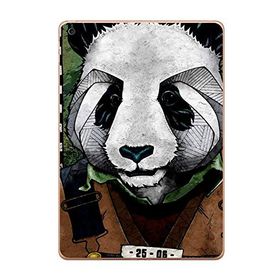 Gogo Accessories Apple iPad New Air2 A1566 A1567 Panda Baskılı Silikon Kılıf