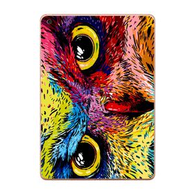 Gogo Accessories Apple iPad New Air2 A1566 A1567 Renkli Baykuş Baskılı Silikon Kılıf