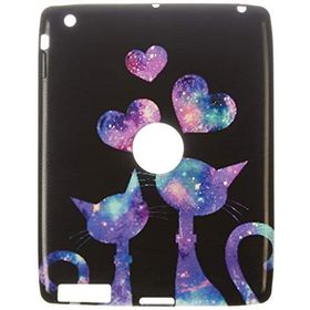 Gogo Accessories İpad 2.3.4 Model Asik Kediler Baskılı Silikon Kılıf