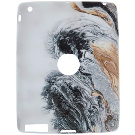 Gogo Accessories İpad 2.3.4 Model Dalgali Ebru Baskılı Silikon Kılıf