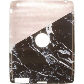 Gogo Accessories İpad 2.3.4 Model Iki Renkli Mermer Desenli Baskılı Desenli Silikon Kılıf