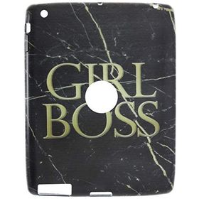 Gogo Accessories İpad 2.3.4 Model Mermer Desenli Boss Baskılı Silikon Kılıf