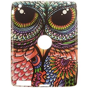 Gogo Accessories İpad 2.3.4 Model Renkli Baykus Baskılı Silikon Kılıf
