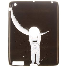 Gogo Accessories iPad 3.Nesil Model Ayi Tutan Adam Baskılı Silikon Kılıf