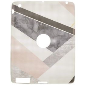 Gogo Accessories iPad 3.Nesil Model Cizgili Desen Baskılı Silikon Kılıf