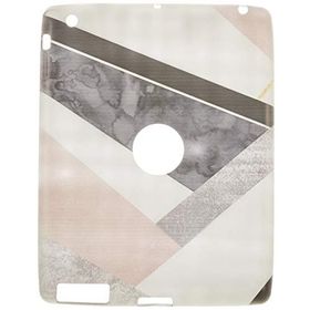 Gogo Accessories iPad 3.Nesil Model Cizgili Desen Baskılı Silikon Kılıf