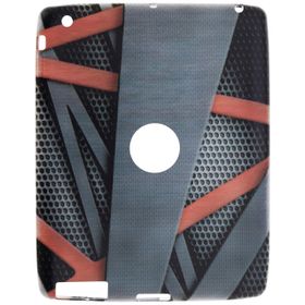 Gogo Accessories iPad 3.Nesil Model D Seritler Baskılı Silikon Kılıf
