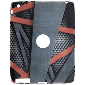Gogo Accessories iPad 3.Nesil Model D Seritler Baskılı Silikon Kılıf